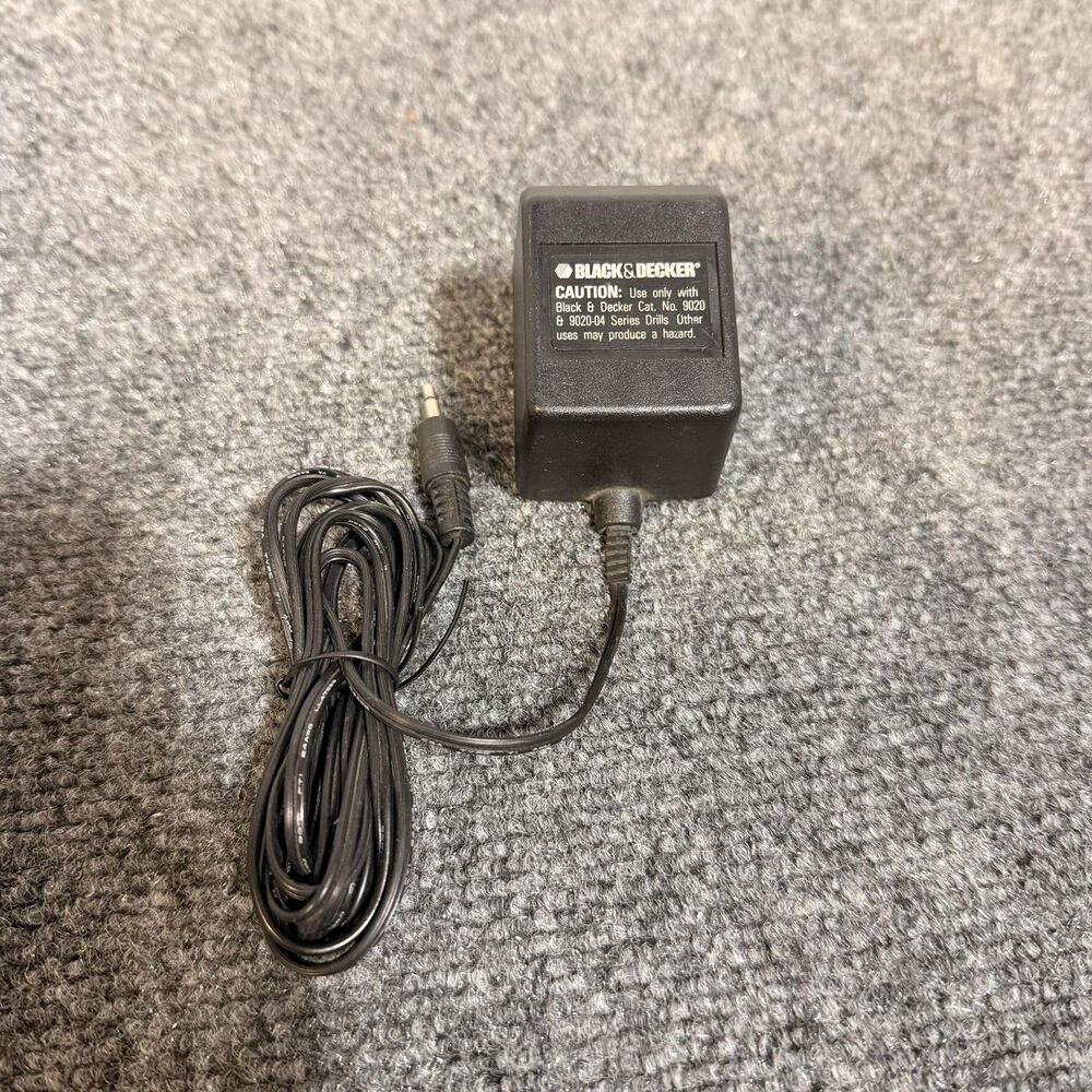 Black & Decker 143028-05 7.2V Drill Battery Charger AC Adapter OEM Black